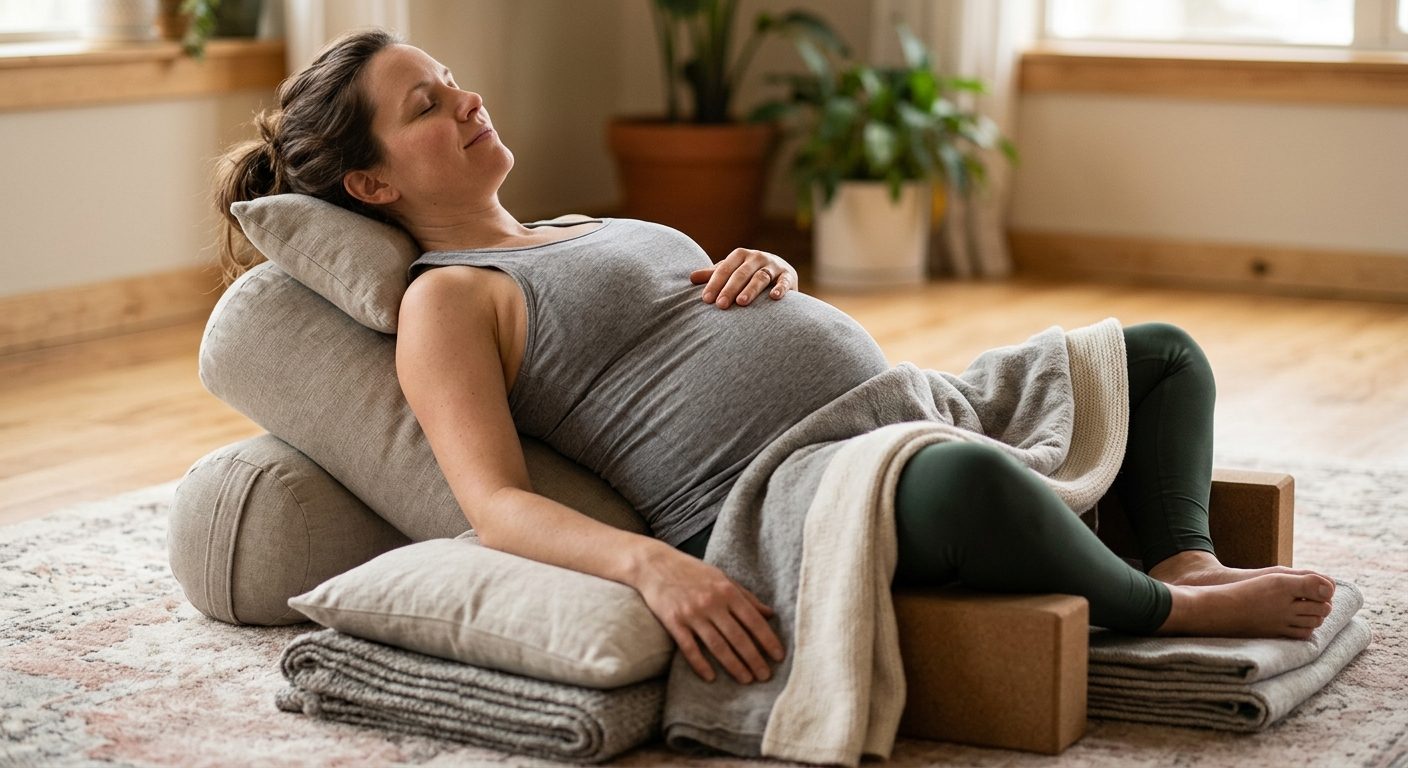 Yoga för gravida: Säker och njutbar praktik
